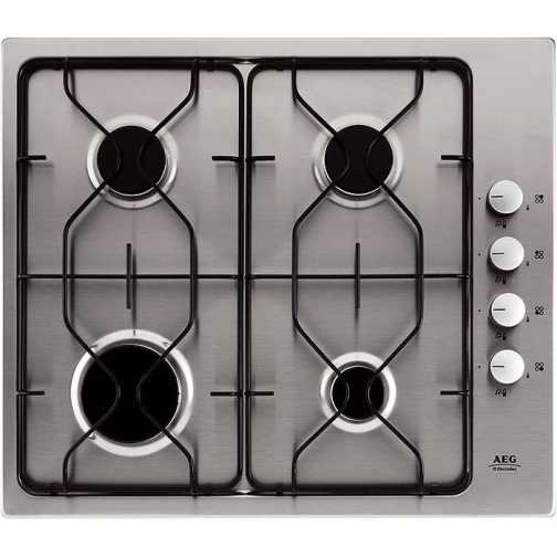 AEG 21602GM Gas Hob S/Steel - DISCONTINUED 